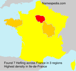 Surname Hefling in France Surname Hefling in France