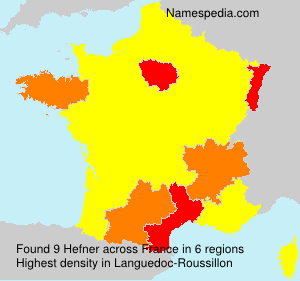 Surname Hefner in France Surname Hefner in France