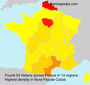 Surname Helena in France Surname Helena in France