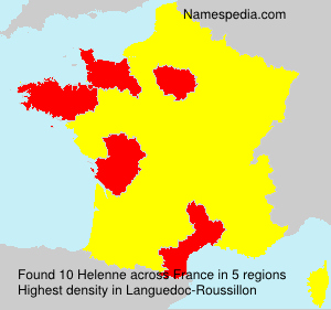 Surname Helenne in France Surname Helenne in France