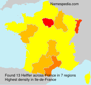 Surname Helffer in France Surname Helffer in France
