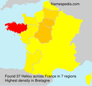 Surname Heliou in France