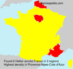Surname Hellez in France Surname Hellez in France