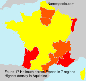 Surname Hellmuth in France Surname Hellmuth in France
