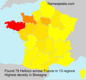 Surname Helloco in France Surname Helloco in France