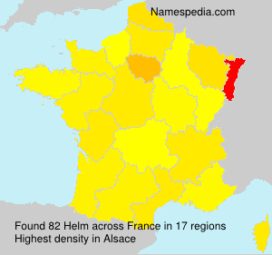 Surname Helm in France Surname Helm in France