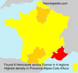 Surname Hemzacek in France Surname Hemzacek in France