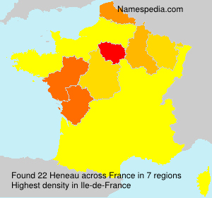 Surname Heneau in France Surname Heneau in France