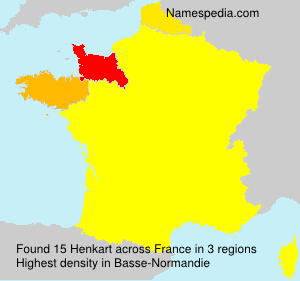 Surname Henkart in France Surname Henkart in France