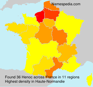 Surname Henoc in France Surname Henoc in France