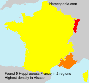 Surname Heppi in France Surname Heppi in France