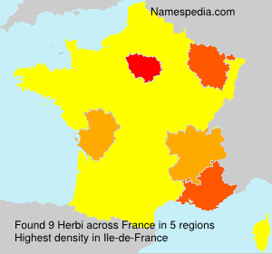 Surname Herbi in France Surname Herbi in France