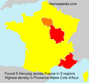 Surname Herczeg in France Surname Herczeg in France