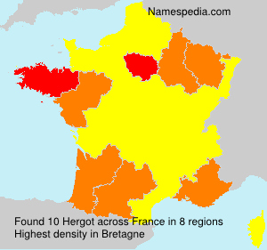 Surname Hergot in France Surname Hergot in France