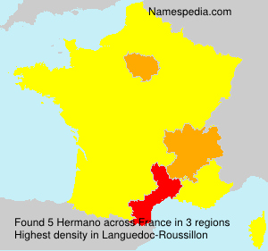 Surname Hermano in France Surname Hermano in France