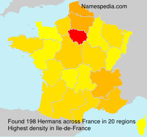 Surname Hermans in France Surname Hermans in France