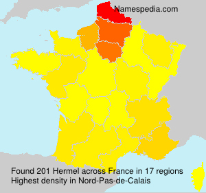 Surname Hermel in France Surname Hermel in France