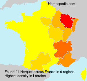 Surname Herquel in France Surname Herquel in France
