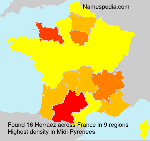 Surname Herraez in France Surname Herraez in France