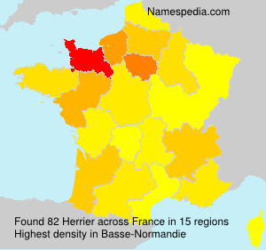 Surname Herrier in France Surname Herrier in France