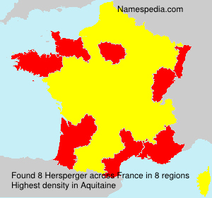 Surname Hersperger in France Surname Hersperger in France