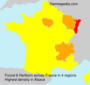 Surname Hertkorn in France