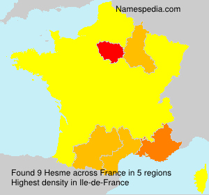 Surname Hesme in France Surname Hesme in France