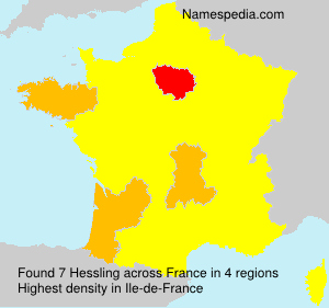 Surname Hessling in France Surname Hessling in France