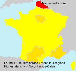 Surname Heulers in France Surname Heulers in France