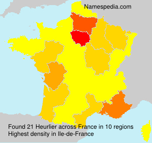 Surname Heurlier in France Surname Heurlier in France