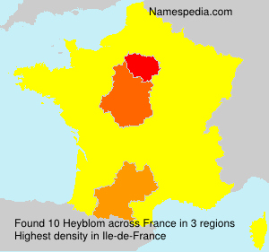 Surname Heyblom in France Surname Heyblom in France
