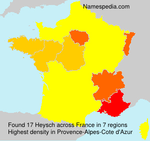 Surname Heysch in France Surname Heysch in France