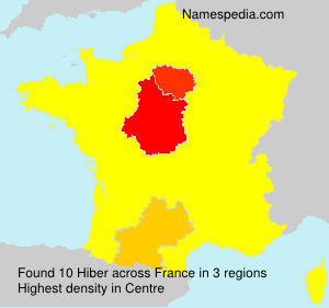 Surname Hiber in France Surname Hiber in France