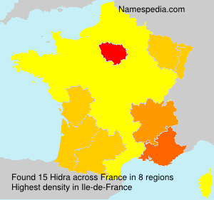 Surname Hidra in France Surname Hidra in France