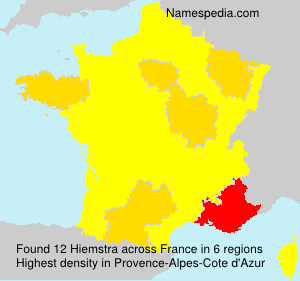 Surname Hiemstra in France Surname Hiemstra in France