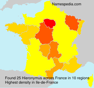 Surname Hieronymus in France Surname Hieronymus in France