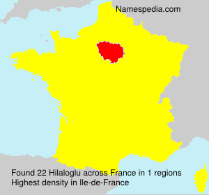 Surname Hilaloglu in France Surname Hilaloglu in France