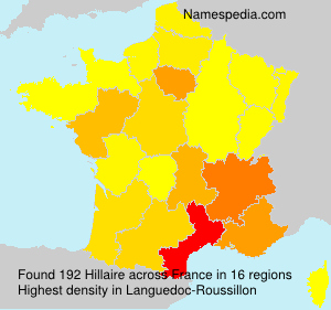 Surname Hillaire in France Surname Hillaire in France