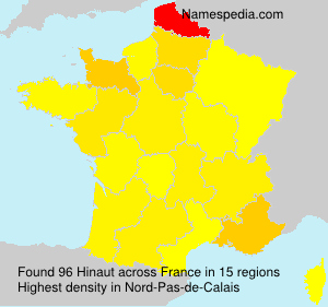Surname Hinaut in France Surname Hinaut in France