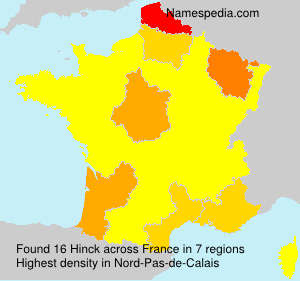Surname Hinck in France Surname Hinck in France