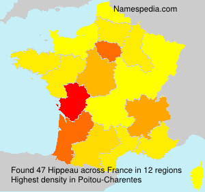 Surname Hippeau in France Surname Hippeau in France