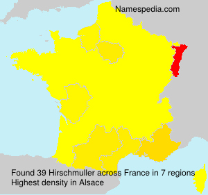 Surname Hirschmuller in France Surname Hirschmuller in France