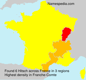 Surname Hitsch in France Surname Hitsch in France