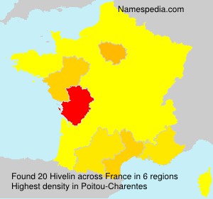 Surname Hivelin in France Surname Hivelin in France