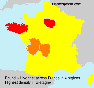 Surname Hivonnet in France Surname Hivonnet in France