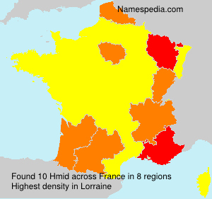 Surname Hmid in France Surname Hmid in France