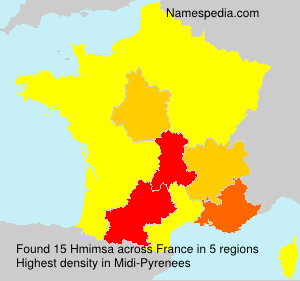 Surname Hmimsa in France Surname Hmimsa in France
