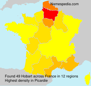 Surname Hobart in France Surname Hobart in France