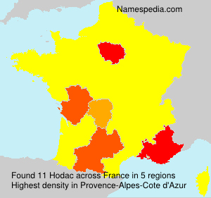 Surname Hodac in France Surname Hodac in France