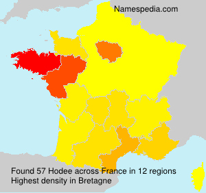 Surname Hodee in France Surname Hodee in France